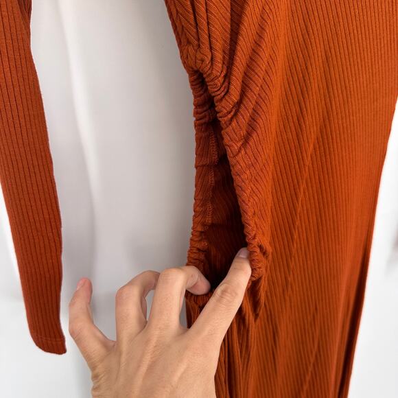 SUNDRY NWT Long Sleeve Cutout Dress // XS - Picture 6 of 10